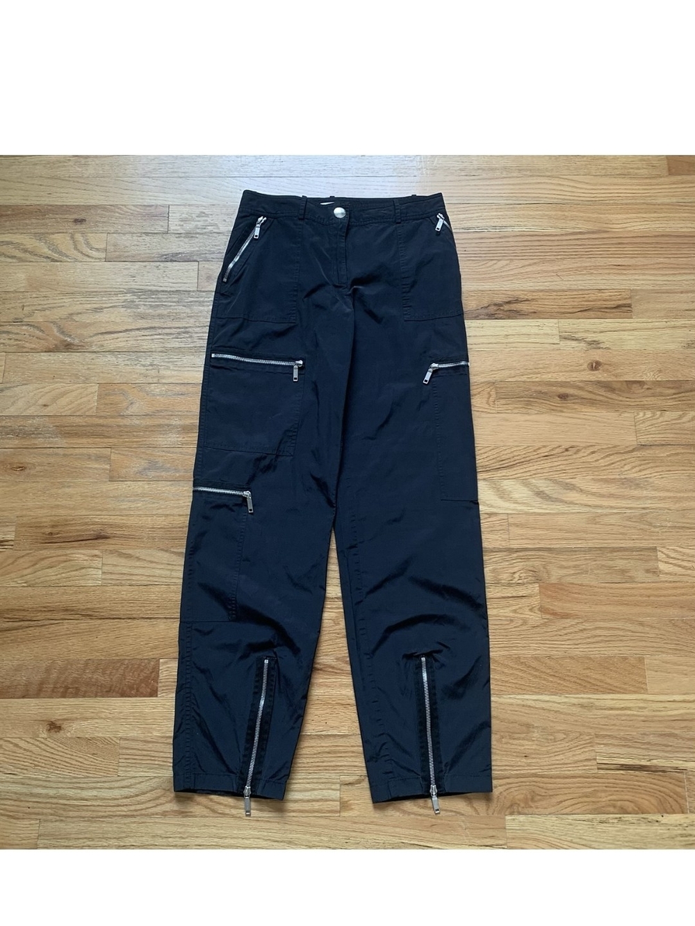 Celine Black A/W 2002 Black Wool Cargo Trouser - Picture 7 of 8